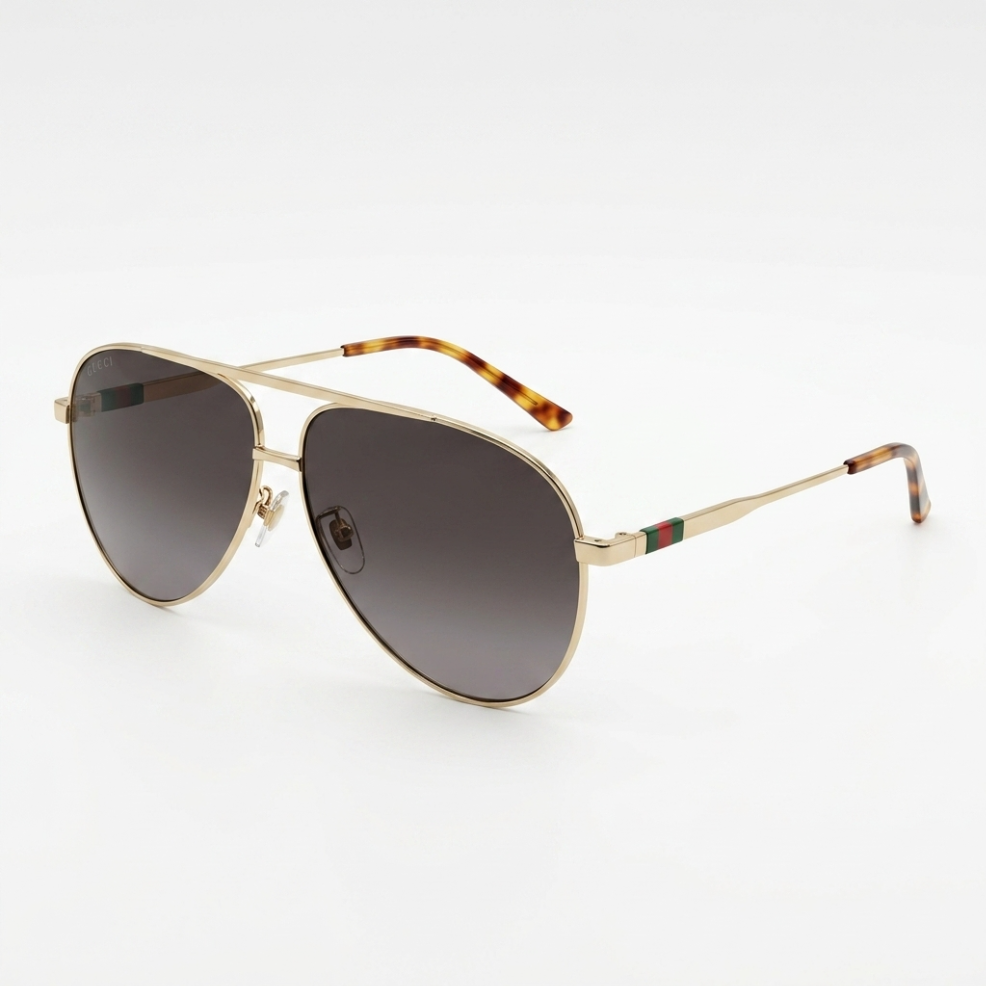 Gucci GG1677S 002 in Gold / Red / Green