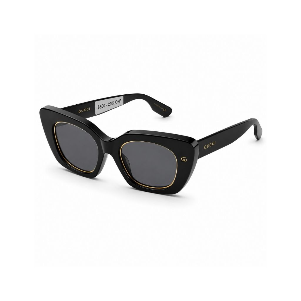 Gucci GG1151S 003 in Black / Gold