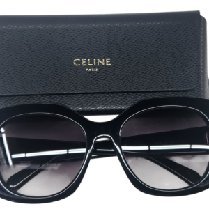 Celine Paris CL 40282U 01A 5318 135 - 3B  bLK & silver